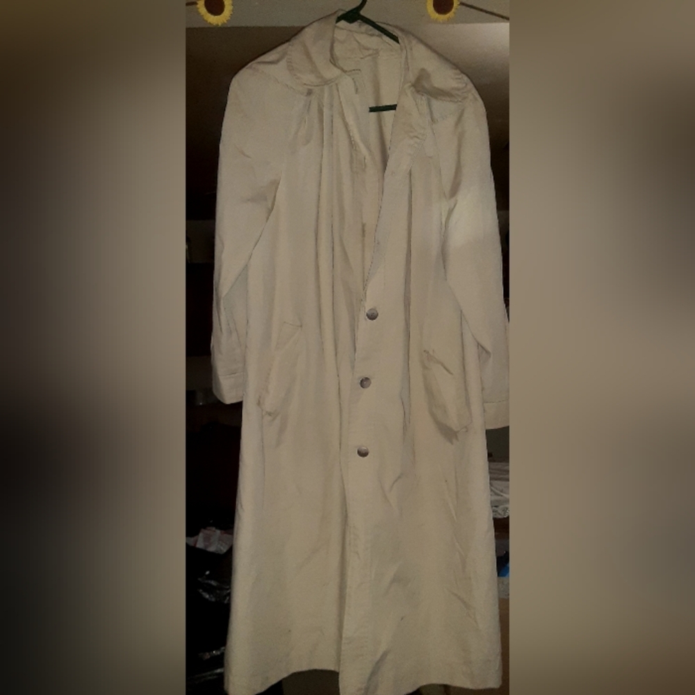 Trench coat Khaki 1980s Vintage